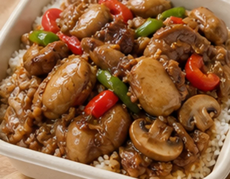 黄焖鸡米饭