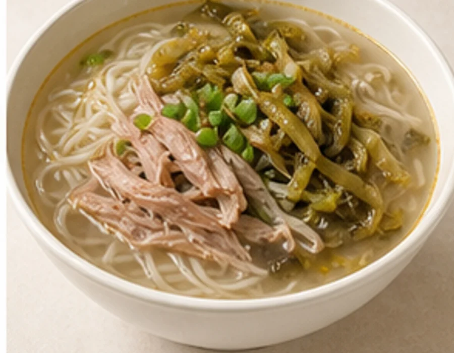 雪菜肉丝面